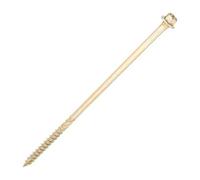SiDAX Limited Sidax Timber Frame Screws - Hex Head - Yellow Zinc - 6.7 X 175mm - Box 50 Pcs