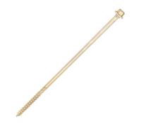 SiDAX Limited Sidax Timber Frame Screws - Hex Head - Yellow Zinc - 6.7 X 200mm - Box 50 Pcs