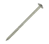 SiDAX Limited Sidax Timber Frame Screws - Torxdriv - Wafer Head - Exterior Green - 6.7 X 125mm - Box 50 Pcs