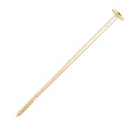 SiDAX Limited Sidax Timber Frame Screws - Torxdriv - Wafer Head - Yellow Zinc - 8.0 X 250mm - Box 50 Pcs