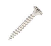 SiDAX | Stainless Steel Woodscrews | PoziDrive | Countersunk | A2 Stainless Steel | 4.0 x 30mm | Box 200 pcs (CHP04-040030)