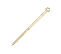 SiDAX | Timber Frame Screws | Hex Head | Yellow Zinc | 6.7 x 125mm | Box 50 pcs (TFS04-67125)