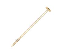 SiDAX | Timber Frame Screws | TorxDrive | Wafer Head | Yellow Zinc | 8.0 x 200mm | Box 50 pcs (TFS05-80200)