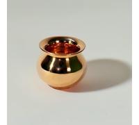 Siddarth Copper Kalash Lota for Pooja and Home (8cm/3.15in, 300ml) (Small)