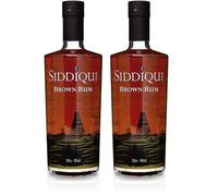 Siddiqui Brown Rum - 40% ABV, 70 ward Winning Rum, Crafted in Wales (Pack of 2)