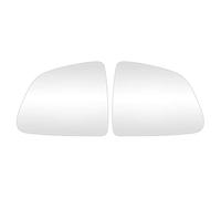Side 1 Pair 800R Wide Angle Large Vision Rearview Mirror Heating Anti Dazzle For Tesla For Model X Door Wing Mirror Replacement Glass(White for X)