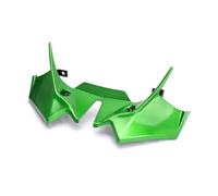 Side Aero Plate For Z650 2021 2022 2023 2024 Motorcycle Side Spoiler Motorbike Front Spoiler Winglets Aerodynamic For Wing Spoiler Front Fairing Universal(Green)