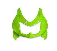 Side Air Deflectors Motorcycle For Kawasaki For Ninja For EX250 2008-2012 Motorcycle Accessories Front Upper Fairing Headlight Cowl Nose Panlel(Dark Green)