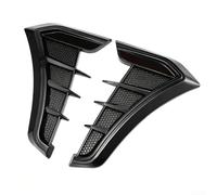 Side Air Vent Modification for Vehicle Exterior Hood Use Built from ABS and Designed for Airflow Direction and Drag Control (Black)