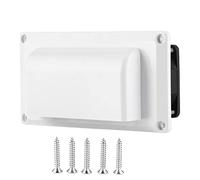 Side Air Vent Ventilation Exhausts Fan, RV Side Vent Fan with Mounting Screw RV Caravan Side Air Vent Accessory 12V 25W for RV Motorhome Trailer Boat Marine Caravan Yacht