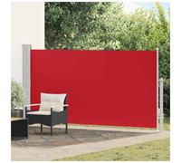 Side Awning 160 x 300 cm Red Polyester Retractable Privacy Screen CassetteXL PRO