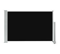 vidaXL Patio Retractable Side Awning 60x300cm Black Privacy Screen Blind Shade