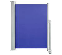 vidaXL Patio Retractable Side Awning 100x300 cm Blue, Blue