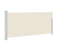 vidaXL Retractable Side Awning 140 x 300 cm Cream, Cream