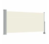 vidaXL Patio Retractable Side Awning 120x300cm Brown Garden Privacy Screen