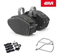 Side Bags 30L EA101C + Frames [GIVI] Ducati Monster 696 2008 2009 2010 2011