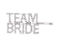 Side Bangs Clip Hairpin Wedding Ornaments Silver Hairpin For Bridal Shower Shining Crystal Headwear Accessories