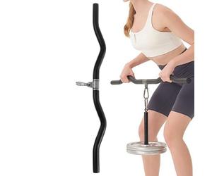 Side Bar Cable Attachment: 31.5 Inch EVA Steel Tube, Down Balanced Handle, Strength Exercise Equipment, Muscle Control Focus | Bodybuilding, Home Fitness, Gym