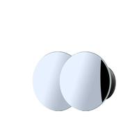 Side Blindspot Mirror 2Pcs Car Rearview Sucker Mirrors Blind Spot Mirror Adjustable Round Frame Convex Wide-Angle Clear Rearview Auxiliary Mirror
