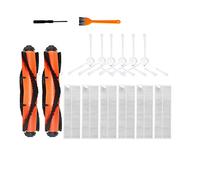 Side Brush Filter Kits Compatible With Xiaomi Mijia G1 Vacuum Cleaner Accessories Mop Cloth Roll Brush Hepa Filter Spare Parts (Color : Set2)
