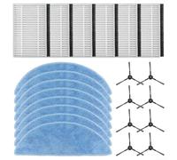 Side Brush Filter Mop Cloth Replacement Set for ECOVACS Y1 For PRO PLUS Robot Vacuum Designed to Capture Dust and ImFor PROve Floor Cleaning (B)