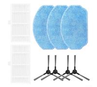Side Brush HEPA Filter and Mop Pad Set for Conga M10 For Xtreme For Charlotte For Leaf BR150 For BR151 BR153 BR154 (A)