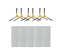 Side Brush ，HEPA Filter ，Mop Cloth Rags 。Compatible For LIECTROUX V3S PRO 。Robot Vacuum Cleaner Parts Accessories (Color : 1set)