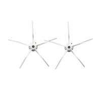 Side Brush Replacement ，Compatible for Xiaomi ，Compatible for Roborock ，S7 S50 S51 S55 S55 Max S6 MaxV S6 Pure S60 Vacuum Cleaner Robot Accessories(White 2pcs)