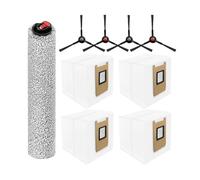 Side Brush Roller Mop Filter Dust Bag Replacement Kit,Compatible for Eufy,Omni E28 / E25 Robot Vacuum Cleaner Accessories Replace(Set 1)