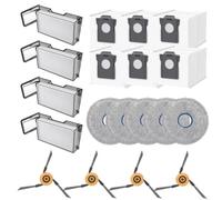 Side Brushes and Filters Set for Dreame for x60 Master Cleaning(B)