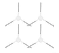 Side Brushes for Xiaomi for mijia B116X20 PLUS Robot Vacuum - 4/6/8 Pack Nylon Replacement Parts Corner Cleaning Accessory Kit White(4pcs)