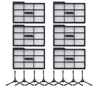 Side Brushes with Filter for eufy E25 for Omni and E28 for Omni Robot Vacuum Cleaner, Replacement Parts for Keeping Floors Clean and Air Fresh