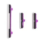 Side Button Replacement Set For Samsung Galaxy S10 & S10+ Plus Power Button & Volume Buttons G973 G975 (Silver)