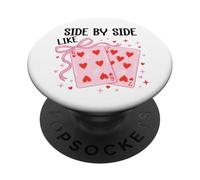 Side By Side Like 67 Cards Valentine 6 7 Youre the 6 to my 7 PopSockets Adhesive PopGrip