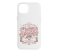Side By Side Or Miles Apart Sisters Connected By Heart Case for iPhone 14 Plus