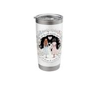 Side By Side Or Miles Sisters Connected By Heart Siblings Stainless Steel Insulated Tumbler