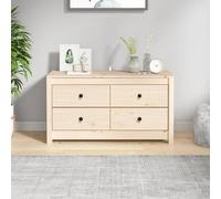 Side Cabinet 100x40x54 cm Solid Wood Pine