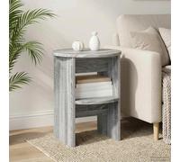 Side Cabinet 2pcs Grey Sonoma Engineered Wood 40x50cm Modern Storage Unit Robust