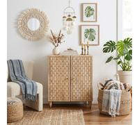 vidaXL Side Cabinet Storage Cabinet Buffet Cupboard Sideboard Solid Wood Mango