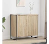 vidaXL Side Cabinet Sonoma 79 x 36 x 75 cm Engineered Wood