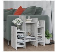 Side Cabinet Concrete Grey 60x26x60 cm Engineered Wood Modern Storage Compact XL