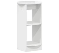 vidaXL Side Cabinet High Gloss White Engineered Wood