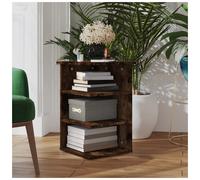 Side Cabinet Smoked Oak35x35x55 cm Engineered Wood Modern Square Compact Storage