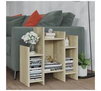 Side Cabinet Sonoma Oak 60x26x60cm Engineered Wood Compact Living Room Storage.