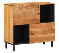 Side Cabinet Storage Cabinet Cupboard Sideboard Highboard Solid Wood vidaXL