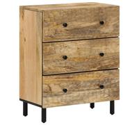 Side Cabinet Storage Cabinet Cupboard Sideboard Highboard Solid Wood vidaXL