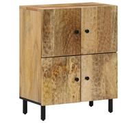 Side Cabinet Storage Cabinet Cupboard Sideboard Highboard Solid Wood vidaXL