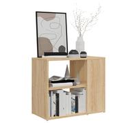 Side Cabinet Storage Unit Side Table Hall Sofa Table Engineered Wood vidaXL