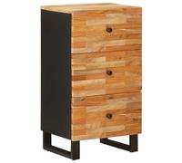 Side Cabinet With Drawer Brown 40 X 33 X 75 Cm Solid Mango Wood