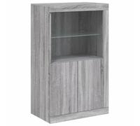 LED Sideboard Cabinet Home Side Storage Cupboard Buffet LED Lights Unit